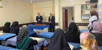 Erzurum Müftüsü Dr. Rüstem Can, Horasan'da Hafızlık Yapan Öğrencilerle Buluştu
