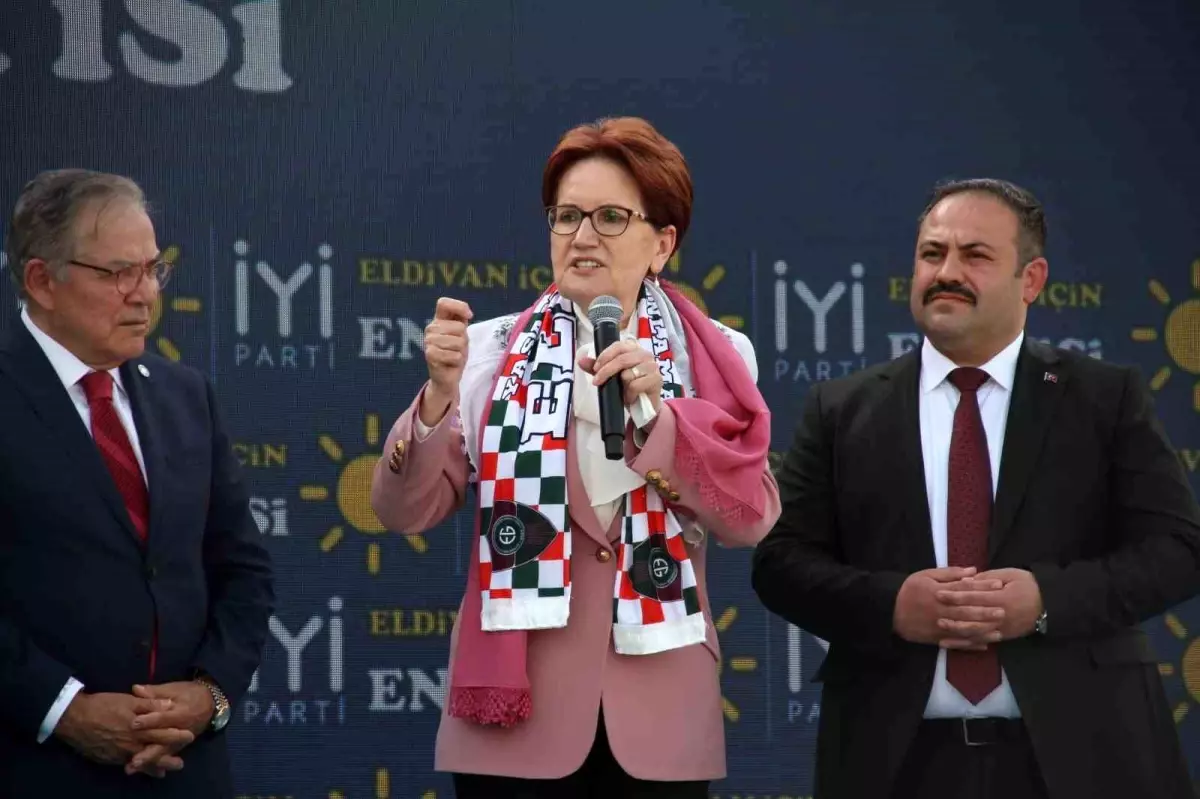 Meral Akşener Eldivan\'da Vatandaşlara Seslendi