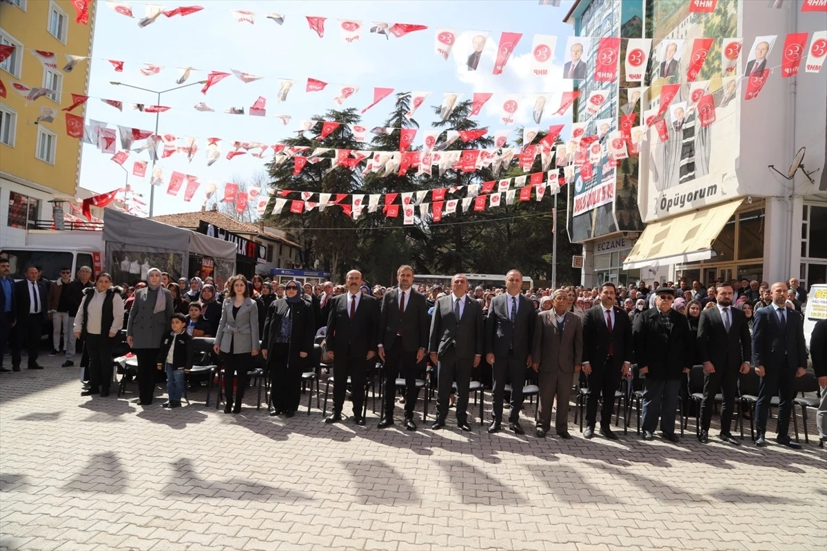 MHP MYK Üyesi Vahit Kayrıcı, İskilip Belediye Başkan adayı Ahmet Sağlam için destek istedi