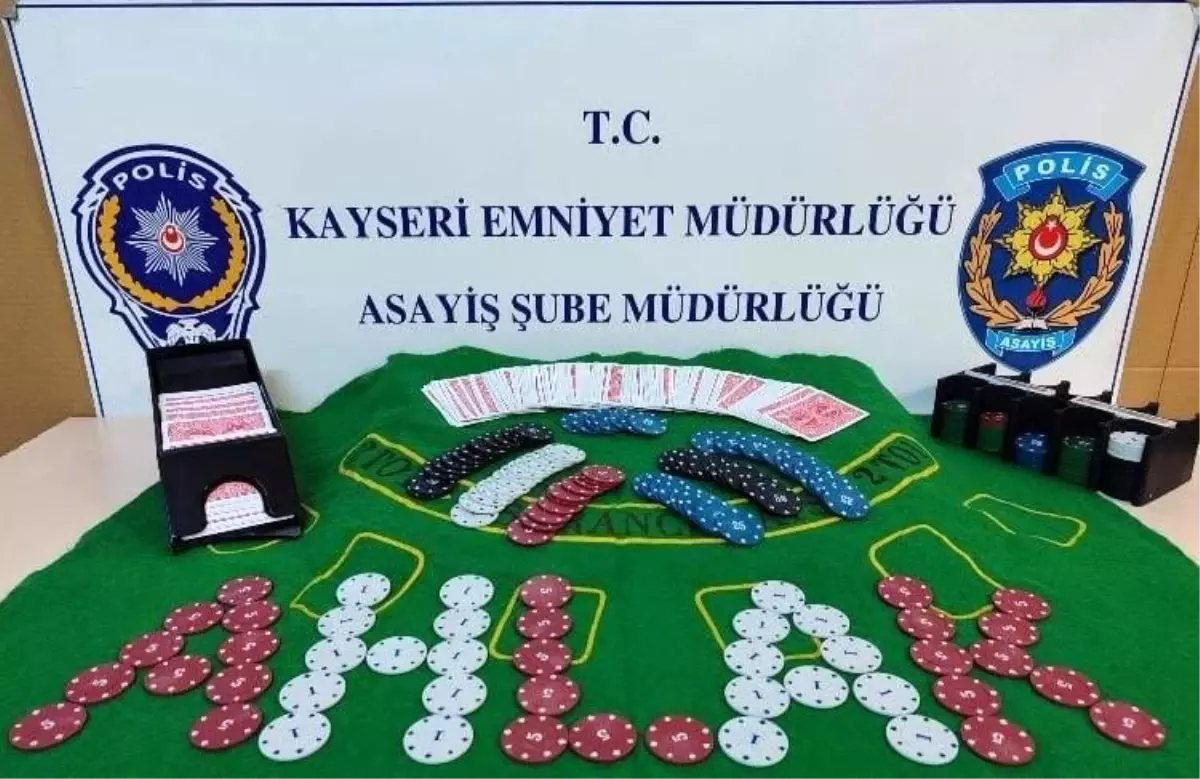 Kayseri\'de Kumar Oynatan İş Yerlerine Operasyon