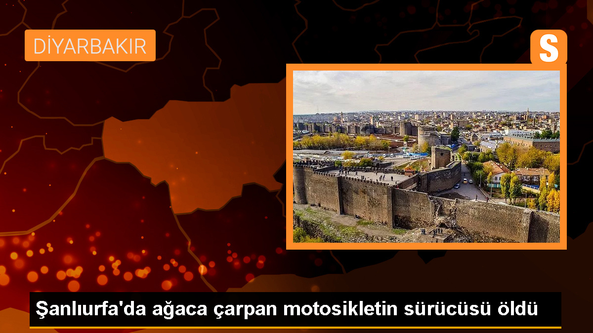 Şanlıurfa'da motosiklet kazası: Sürücü hayatını kaybetti