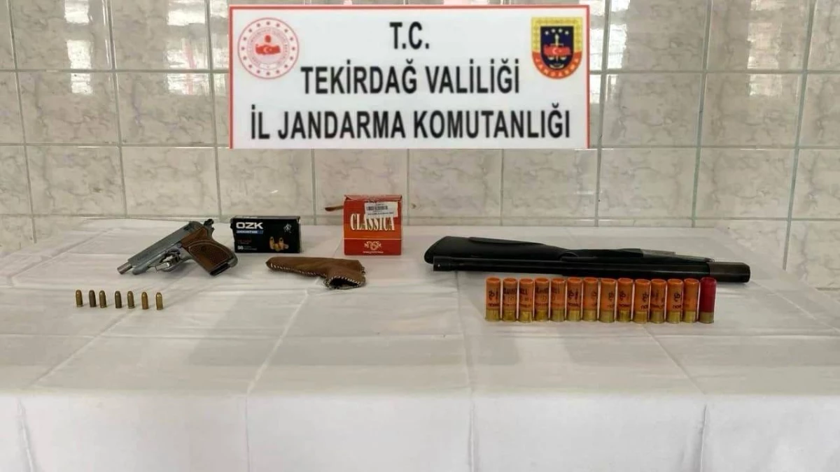 Tekirdağ\'da Uyuşturucu ve Silah Operasyonu: 6 Gözaltı