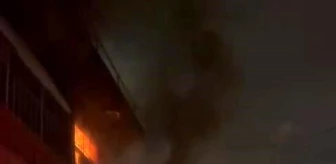 Ümraniye'de İş Yerinde Çıkan Yangın İtfaiye Tarafından Söndürüldü