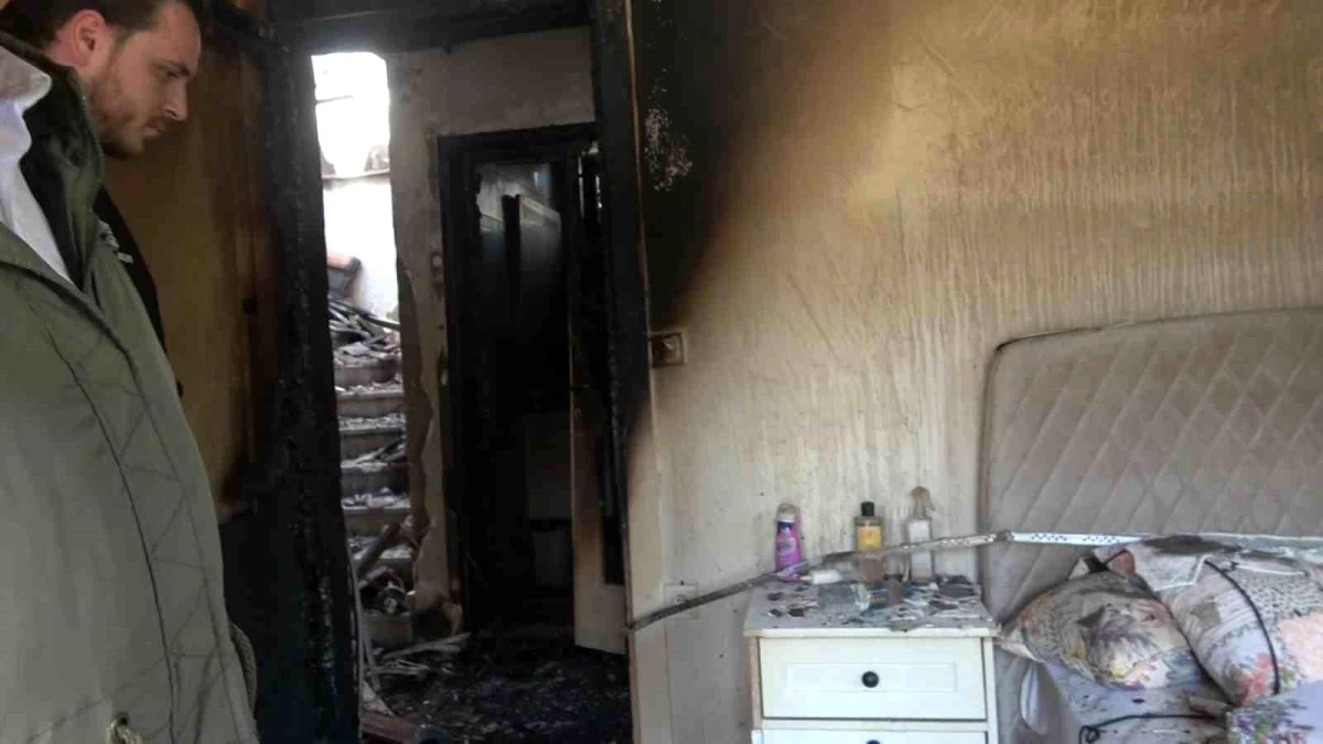 Bursa\'da villada çıkan yangında bir kişi hayatını kaybetti, bir kişi ağır yaralandı