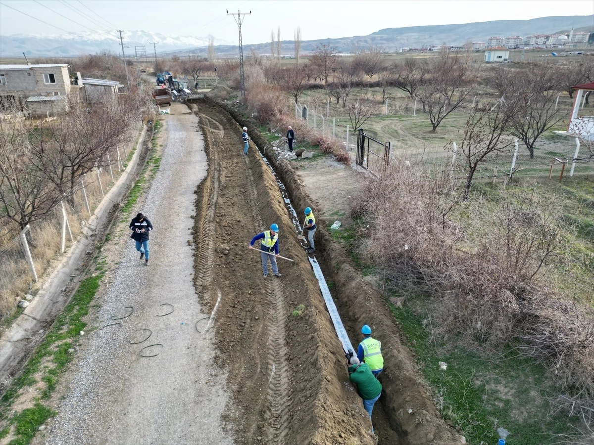 Kayseri Büyükşehir Belediyesi, Yeşilhisar\'da içme suyu yatırımını sürdürüyor