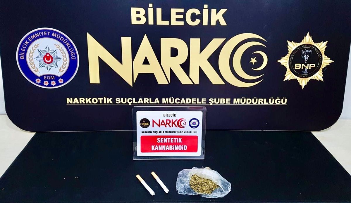 Bilecik\'te düzenlenen uyuşturucu operasyonunda 1 şüpheli yakalandı