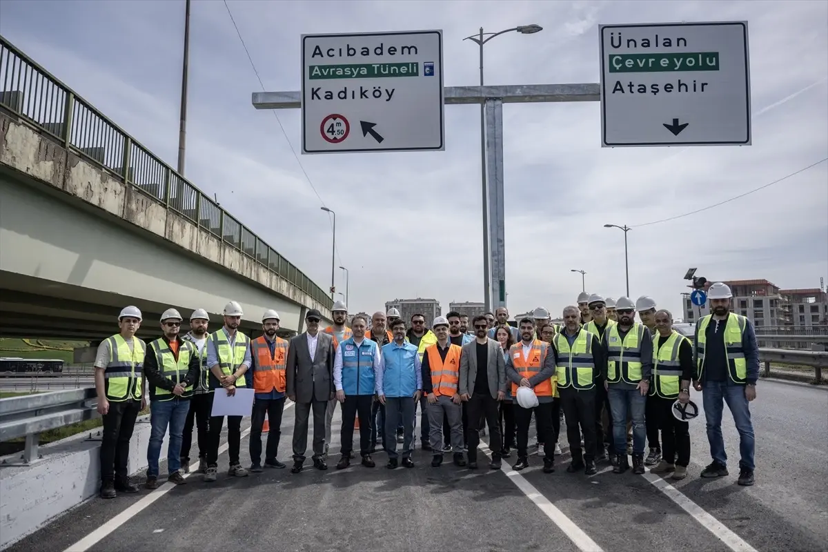 Avrasya Tüneli-TEM Anadolu Otoyolu Bağlantı Yolu Açıldı