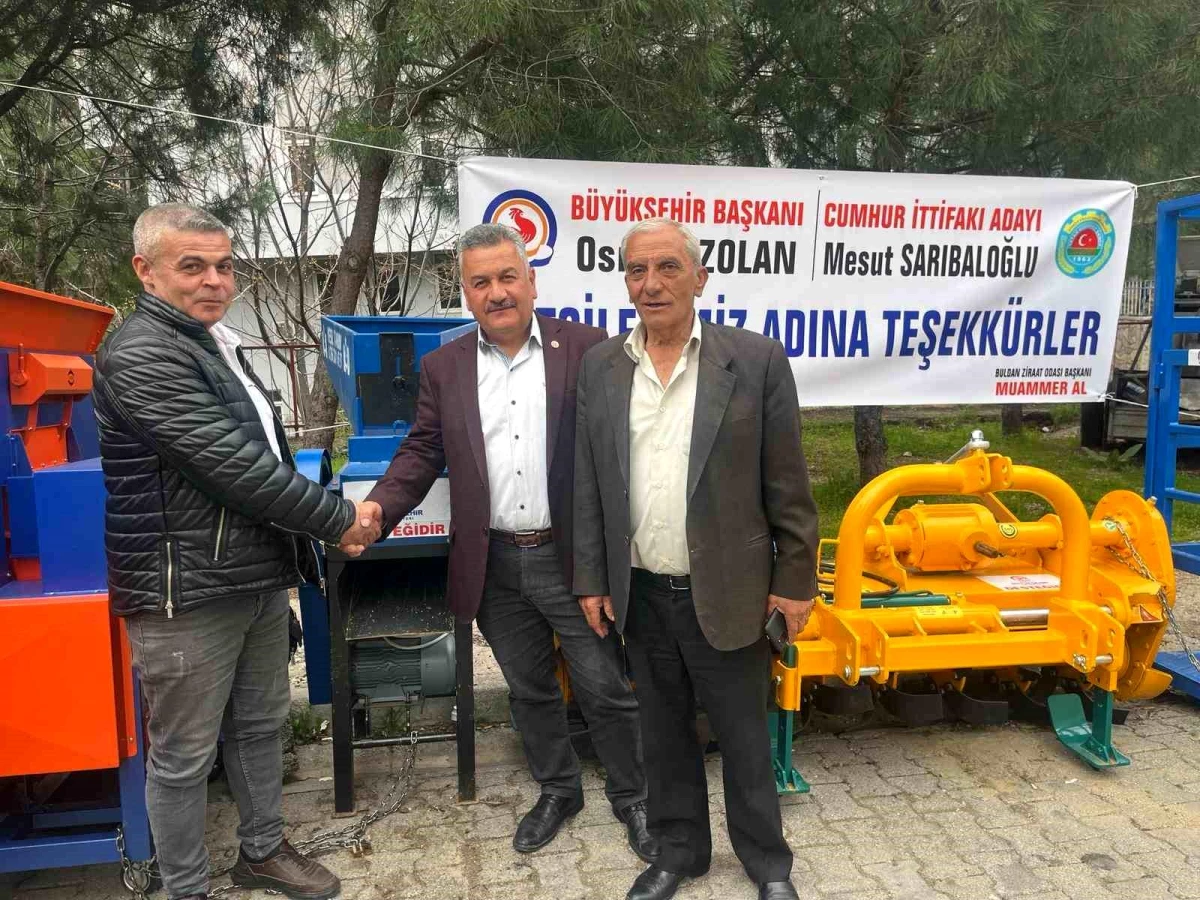 Denizli Büyükşehir Belediyesi Buldanlı Çiftçilere Tarımsal Makineler Teslim Etti