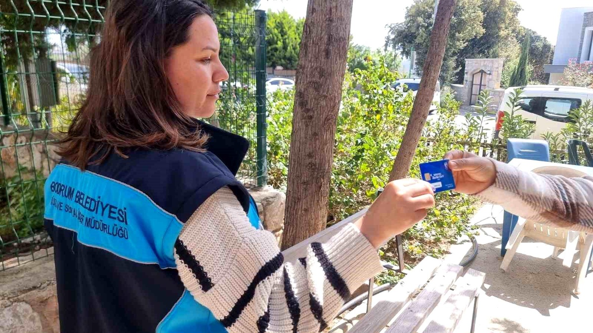 Bodrum Belediyesi Ramazan Ayında Sosyal Destek Kartı Dağıtıyor