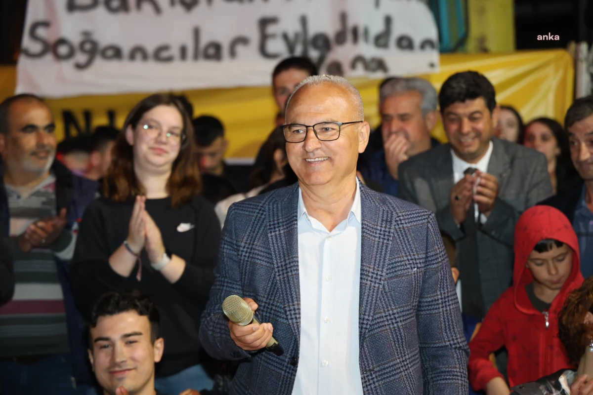 Çine Belediye Başkanı Mehmet Kıvrak, memleketi Soğancılar\'ı ziyaret etti