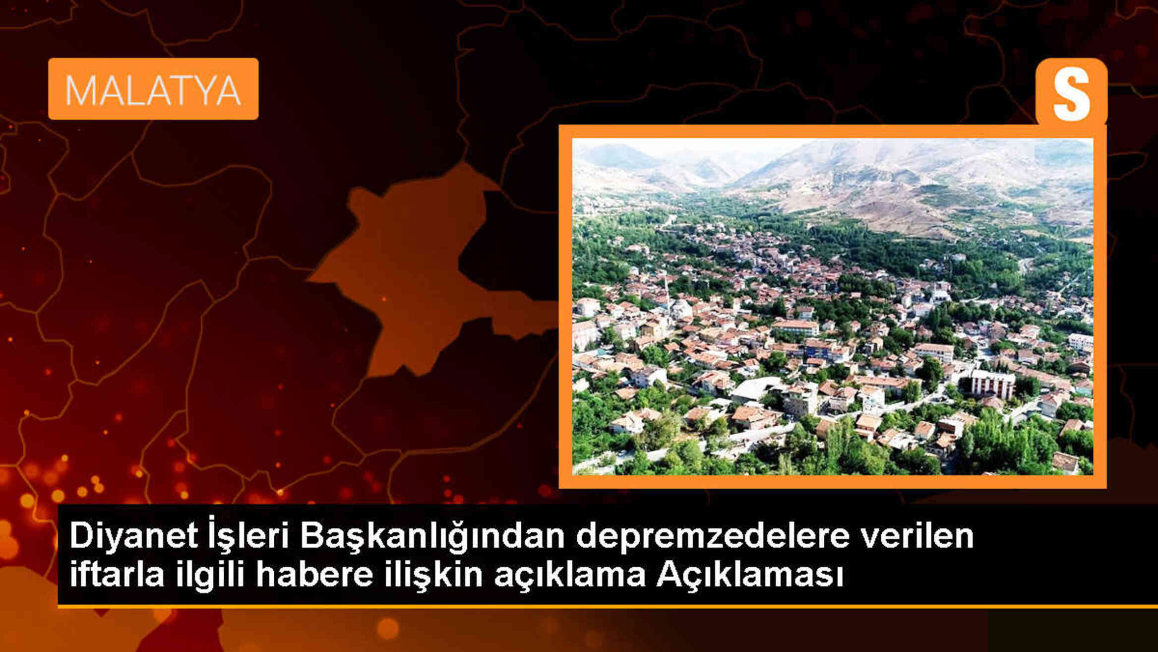 Diyanet İşleri Başkanlığından Malatya\'daki İftar Haberine Yanıt