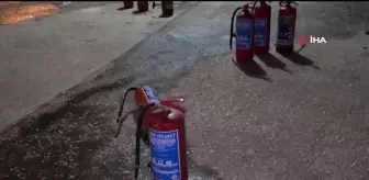 LPG dolumu esnasında alev alan araçtaki 3 kişi yaralandı