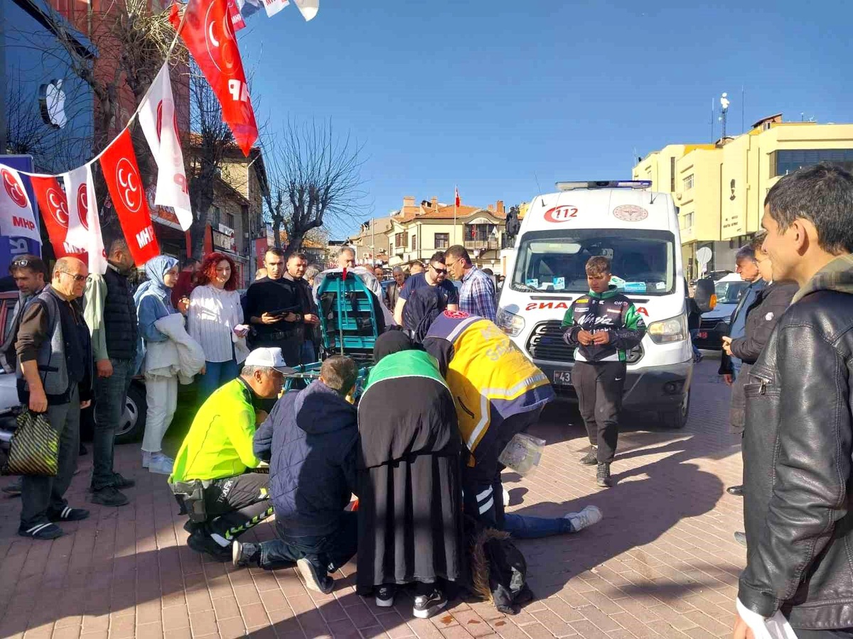 Tavşanlı\'da Motosiklet Kazası: Bir Kişi Yaralandı
