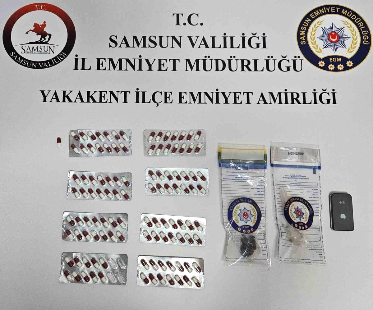Samsun Yakakent İlçe Emniyet Amirliği\'nden Uyuşturucu Operasyonu