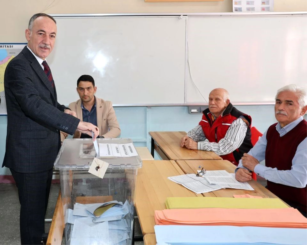 Kırıkkale Belediye Başkanı Mehmet Saygılı oy kullandı