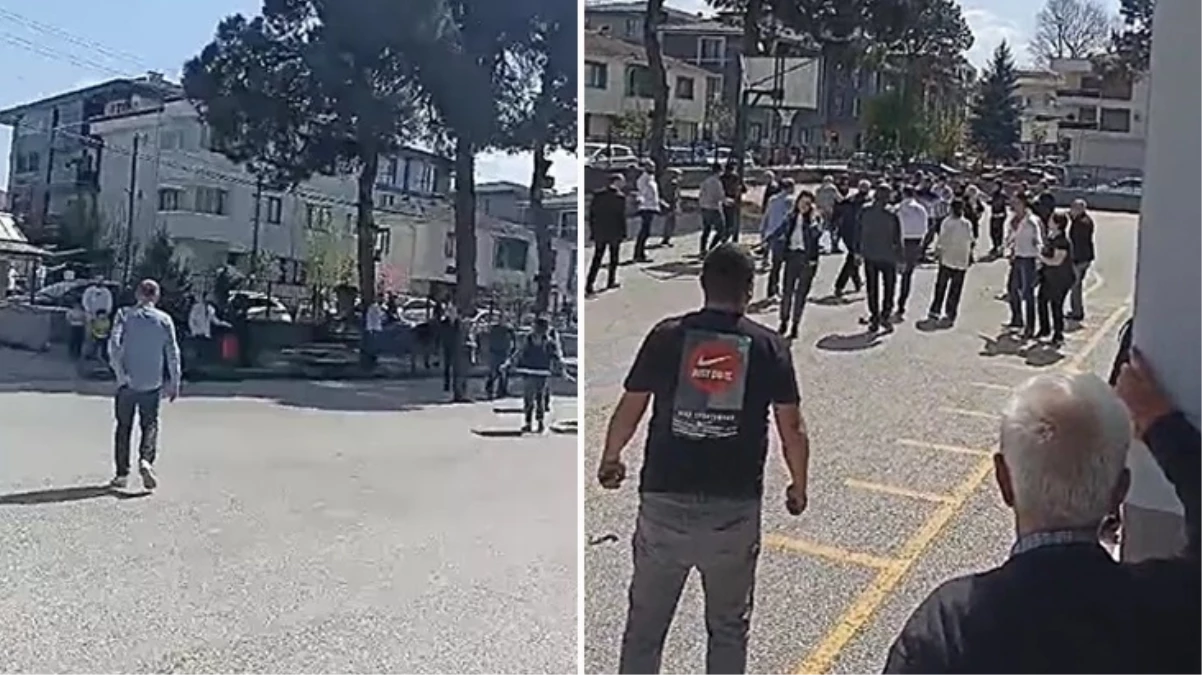 Muhtar adayı yakınları birbirine girdi! Polis biber gazıyla ayırdı