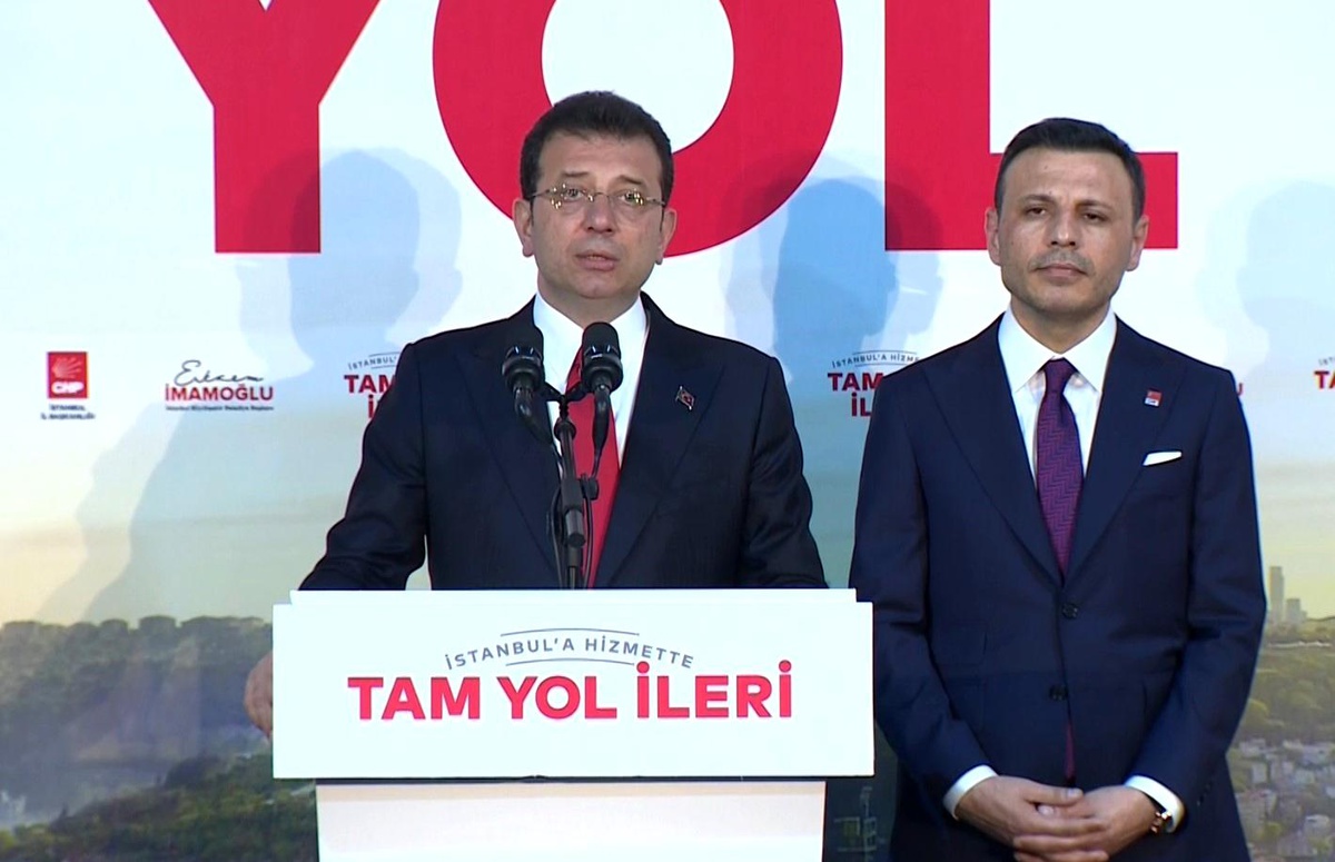 İmamoğlu: Şu an görmüş olduğumuz fotoğraf, bizi ziyadesiyle memnun etmekte