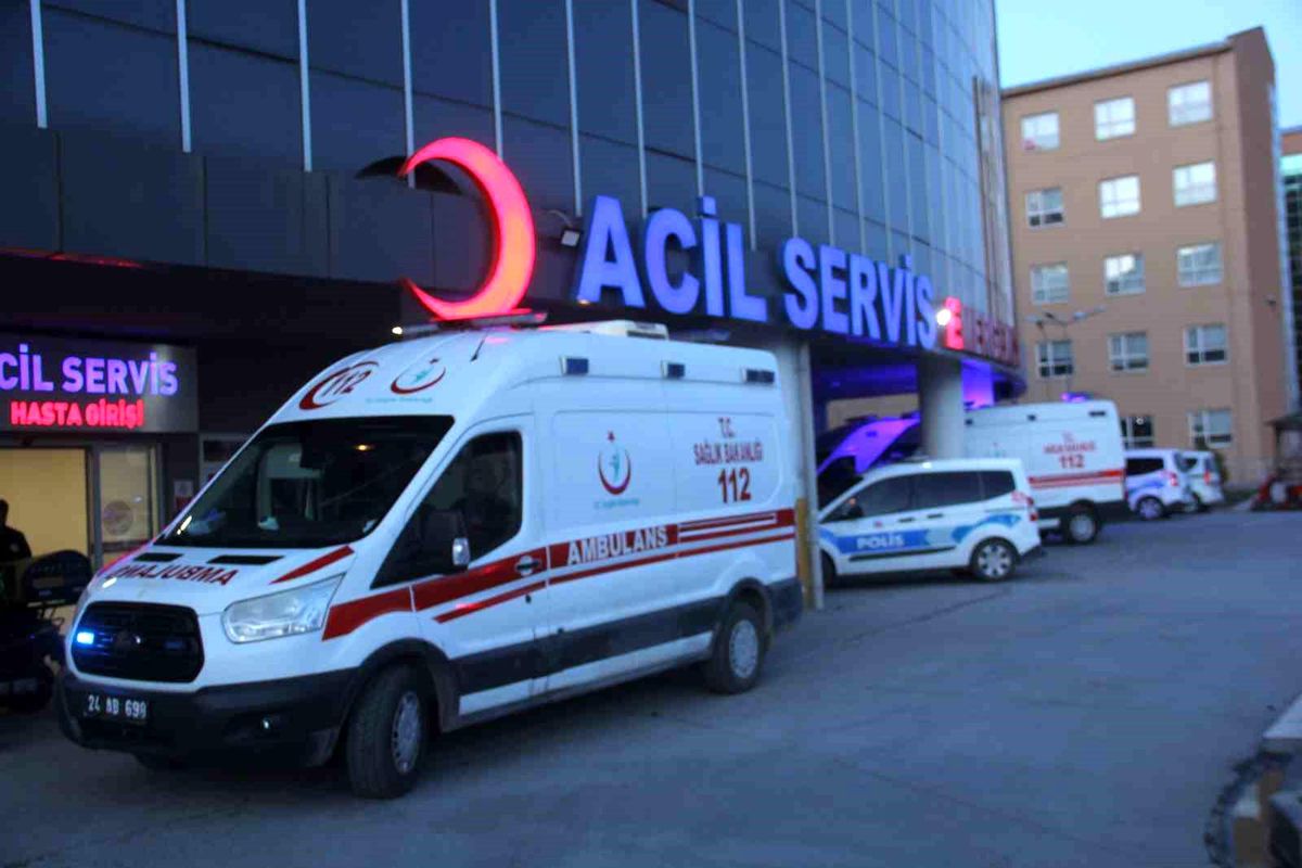 Erzincan\'da bir vatandaş oy kullanmak için gittiği okulda merdivenden düşerek yaralandı