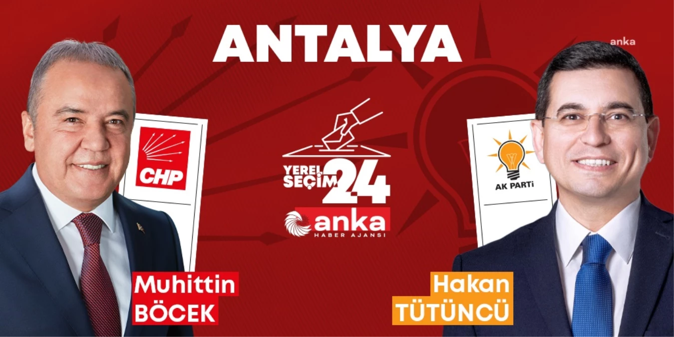 Antalya\'da CHP Adayı Muhittin Böcek Seçimlerde Önde