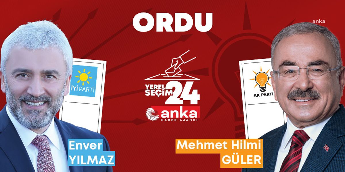 Ordu\'da İYİ Parti Adayı Enver Yılmaz Önde