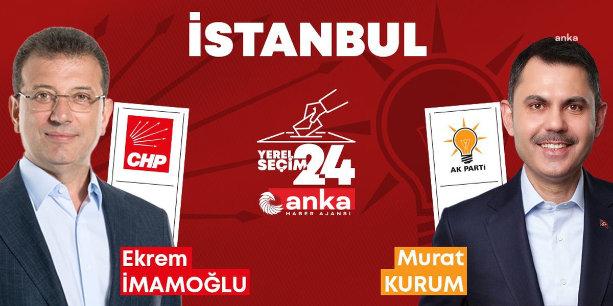 İstanbul\'da İmamoğlu önde gidiyor