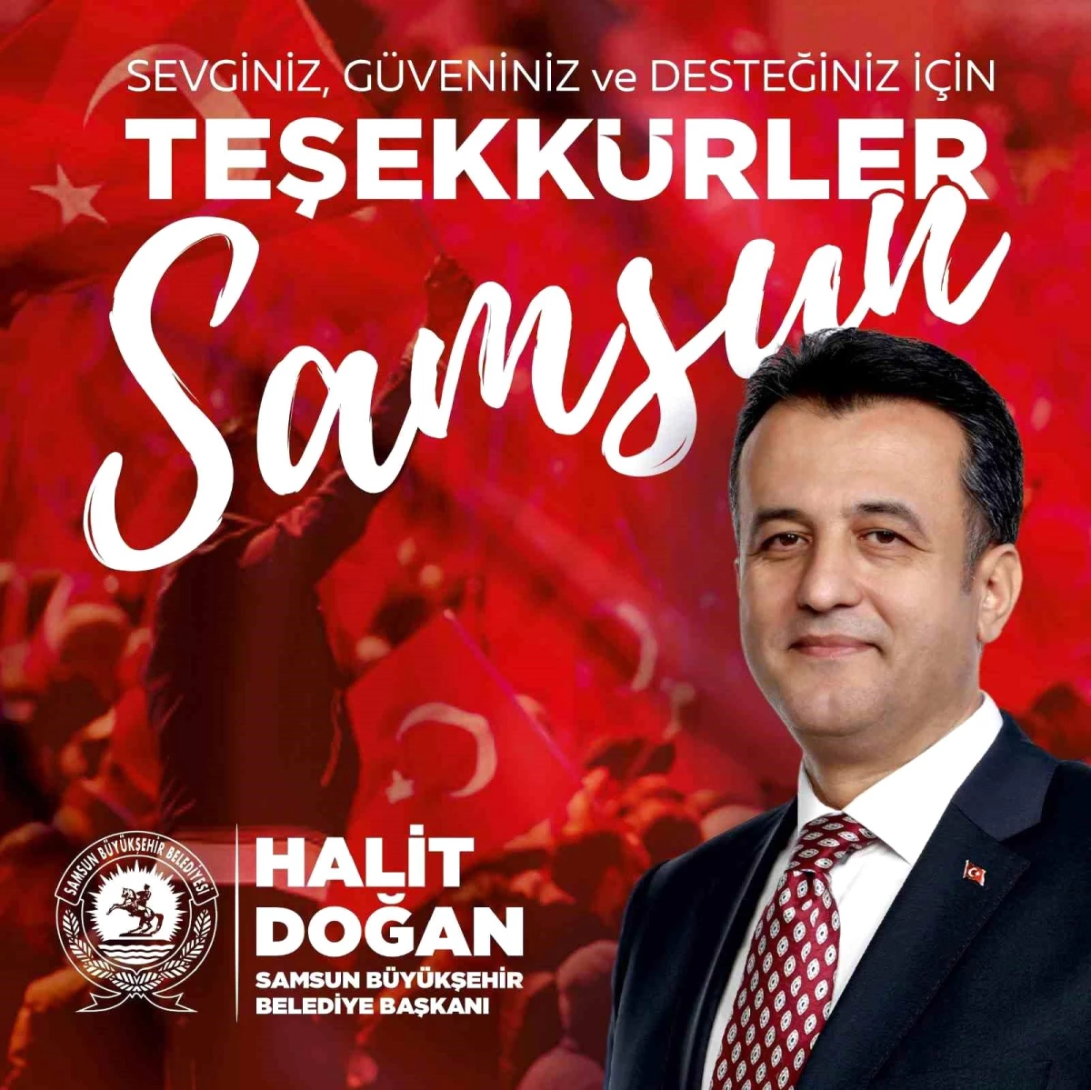 Halit Doğan Samsun\'un Yeni Büyükşehir Belediye Başkanı Seçildi