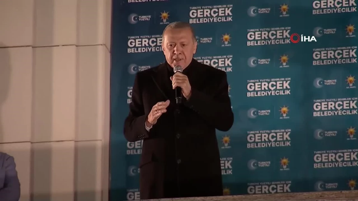 Cumhurbaşkanı Erdoğan: 14-28 Mayıs seçimlerinden 9 ay sonra yerel seçimde umduğumuz sonucu alamadık