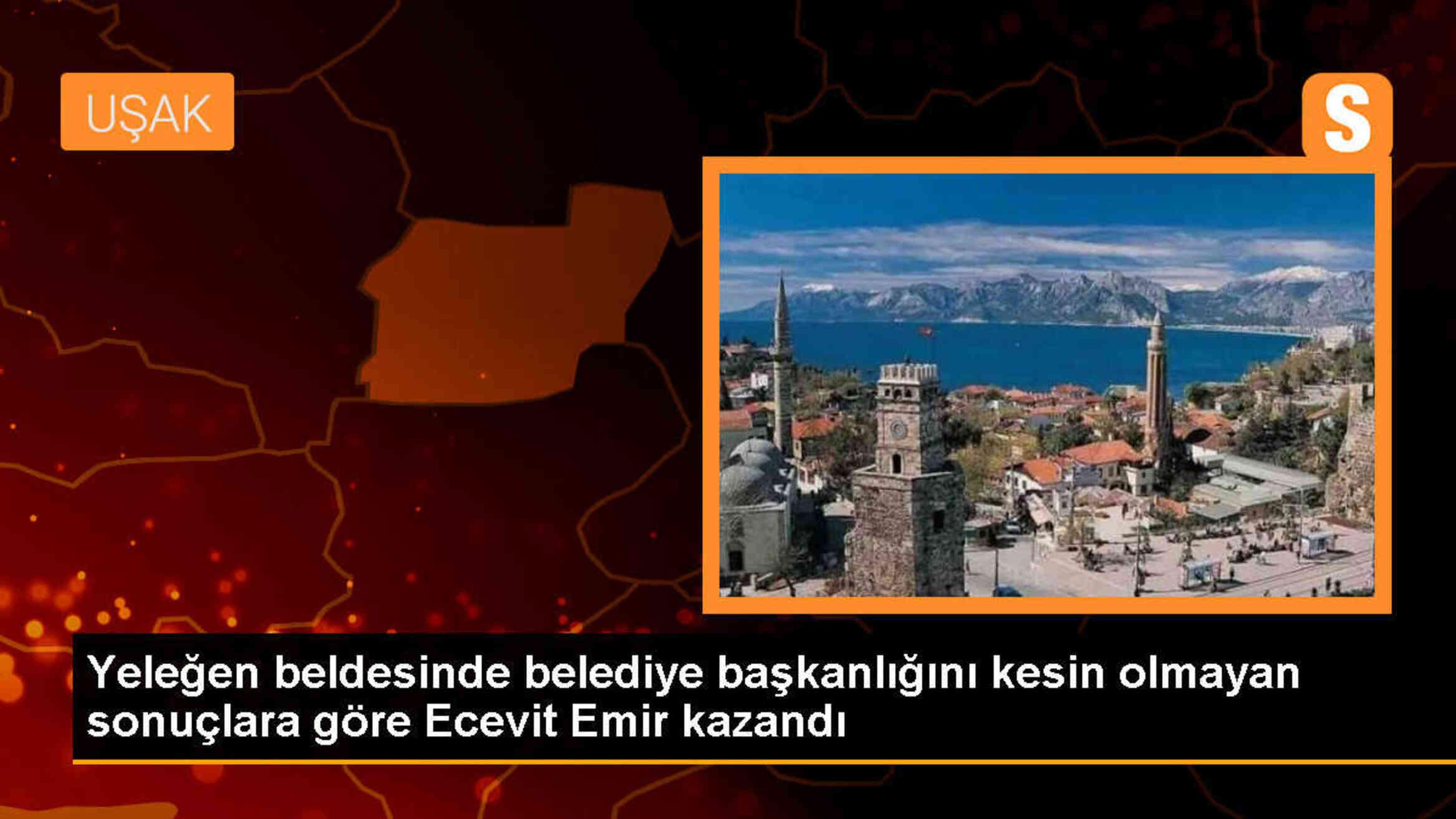 Uşak\'ın Eşme ilçesinde bağımsız aday Ecevit Emir belediye başkanı seçildi