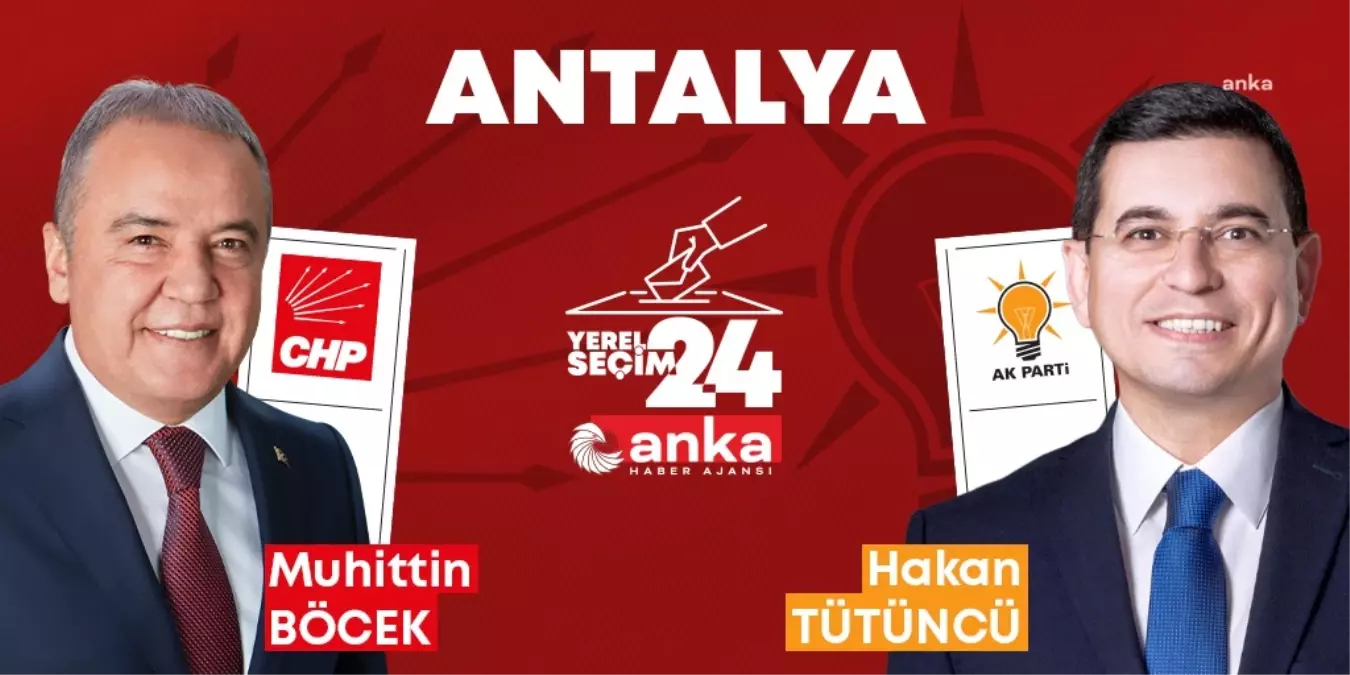 Antalya\'da CHP Adayı Muhittin Böcek Önde