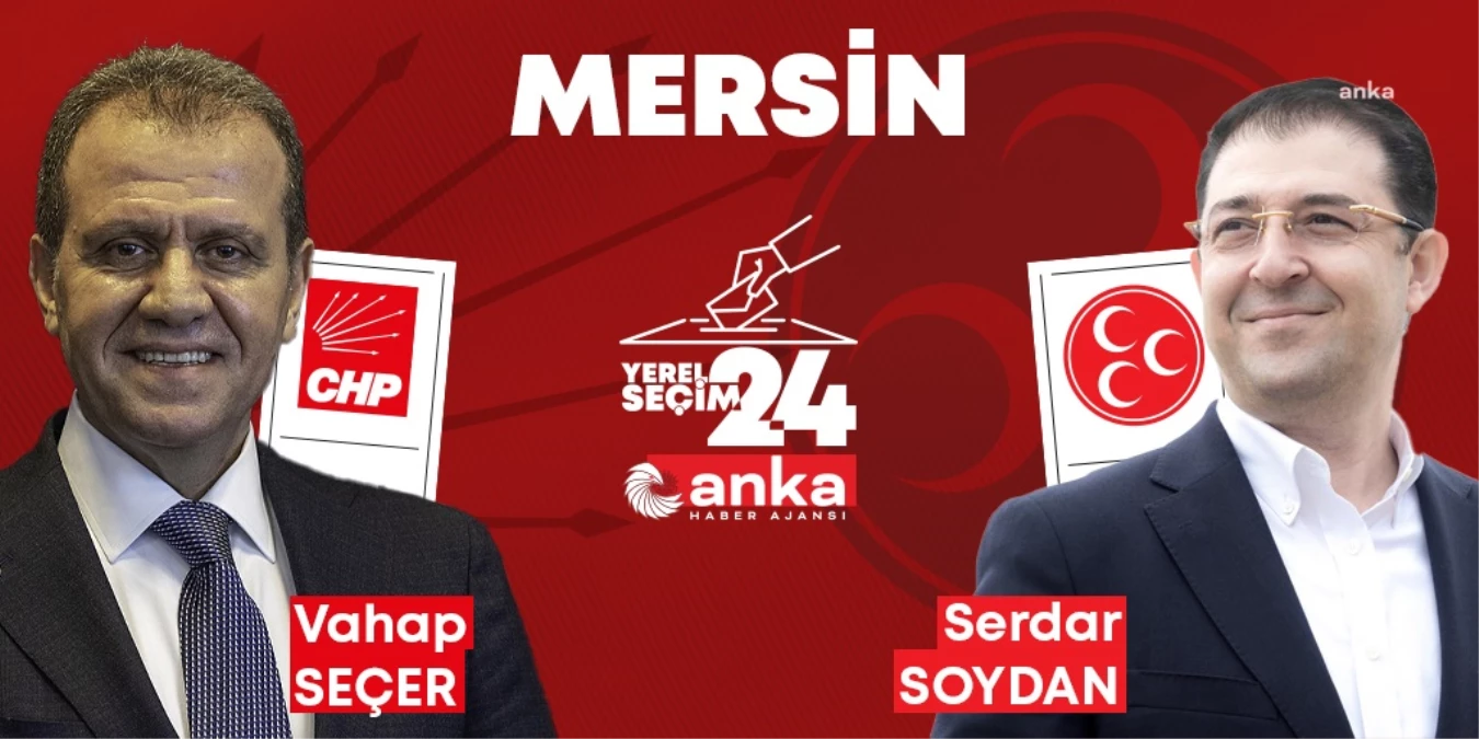 Mersin\'de yerel seçimlerde CHP adayı Vahap Seçer önde