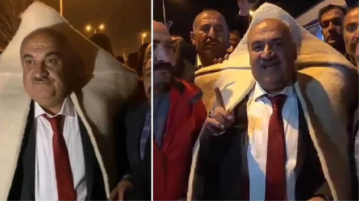 AK Partili başkanın "Çoban bile olamaz" dediği Yeniden Refahlı aday seçimi kazanınca kepenek giyip dolaştı