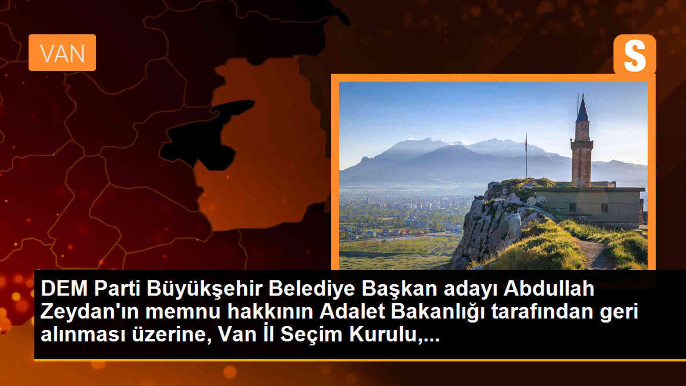 DEM Parti Büyükşehir Belediye Başkan adayının memnu hakkı geri alındı