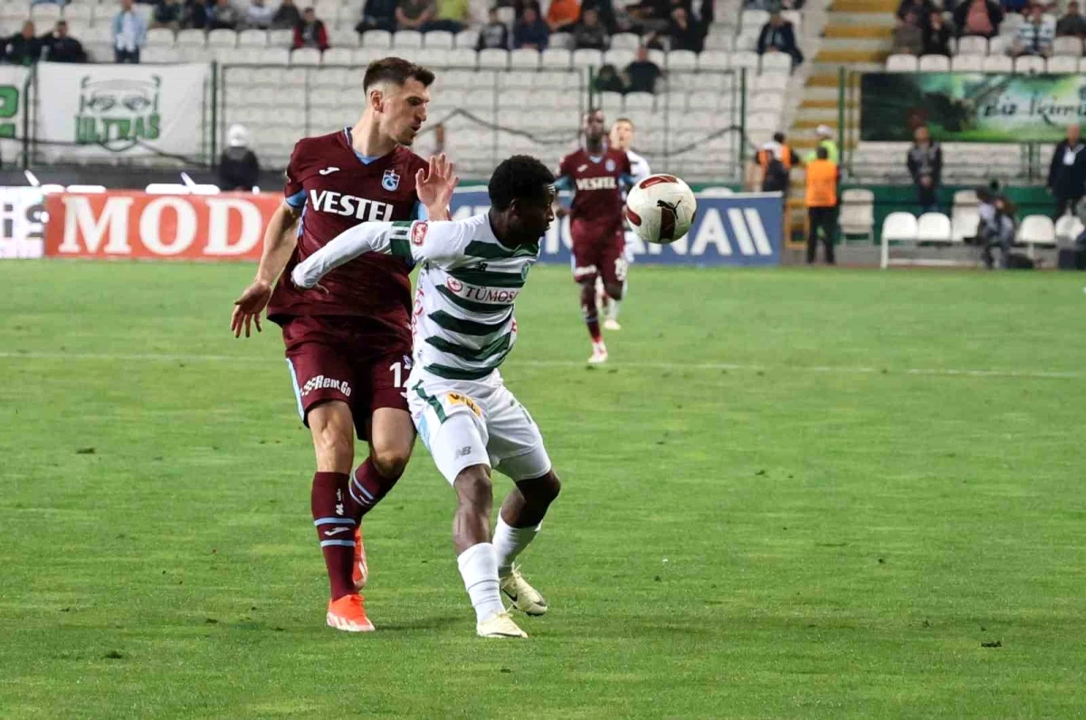 Konyaspor, Trabzonspor\'a 3-1 mağlup oldu