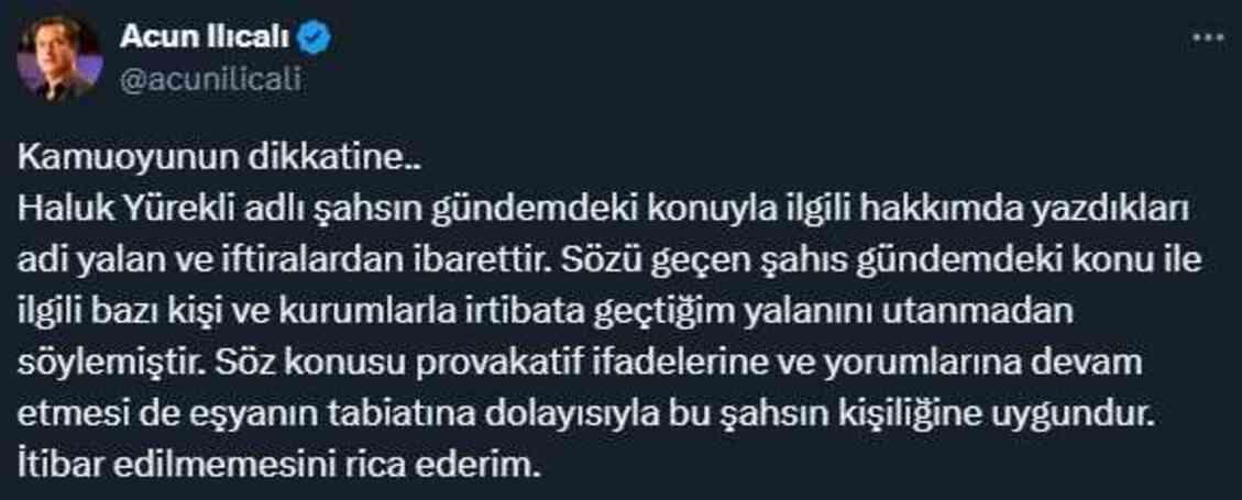 Acun Ilıcalı, Haluk Yürekli'nin iddialarına öfke kustu: Adi, yalan ve iftira