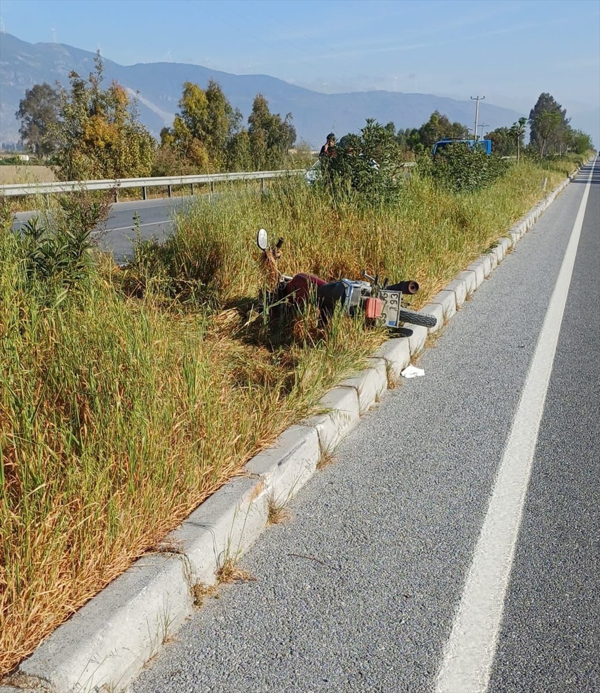Söke\'de motosiklet kazası: Sürücü hayatını kaybetti