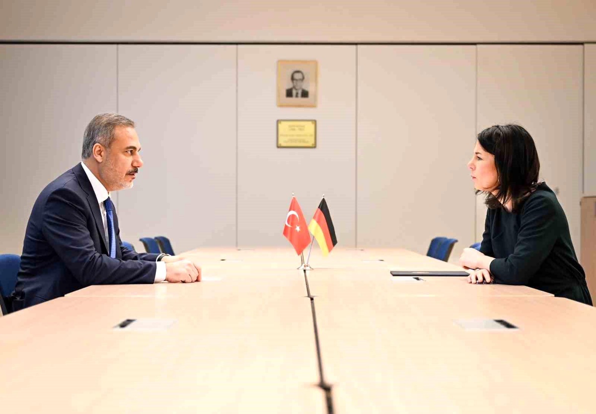 Dışişleri Bakanı Hakan Fidan, Almanya Dışişleri Bakanı ile Brüksel\'de görüştü