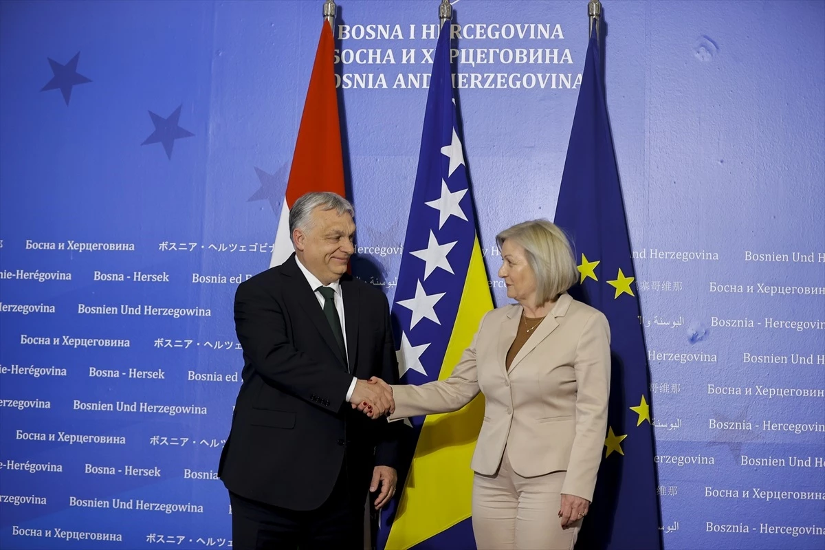 Bosna Hersek Bakanlar Konseyi Başkanı Borjana Kristo, Macaristan Başbakanı Viktor Orban ile Görüştü