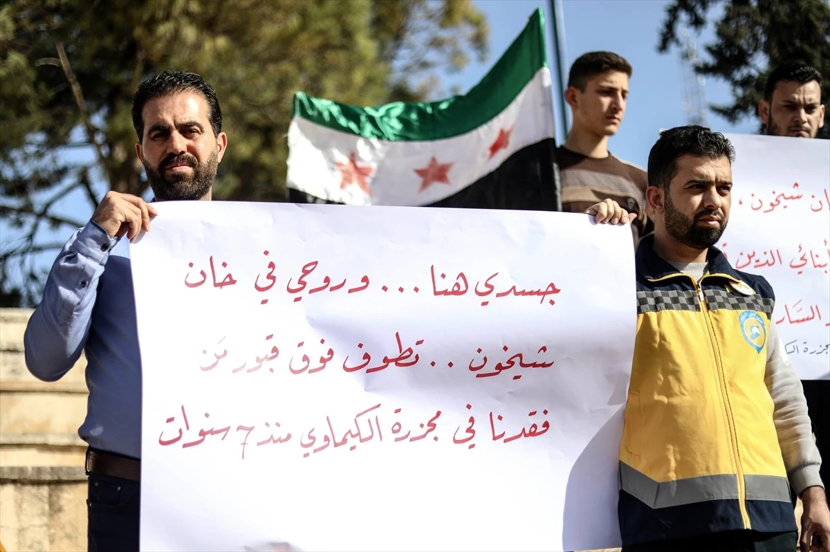 İdlib\'de kimyasal saldırıda hayatını kaybedenlerin yakınları adalet bekliyor