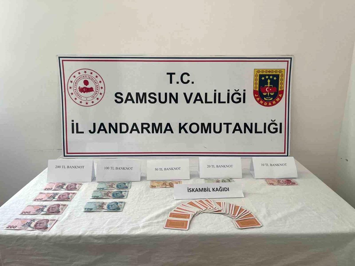 Samsun\'da Kumar Oynayanlara Cezai İşlem Uygulandı