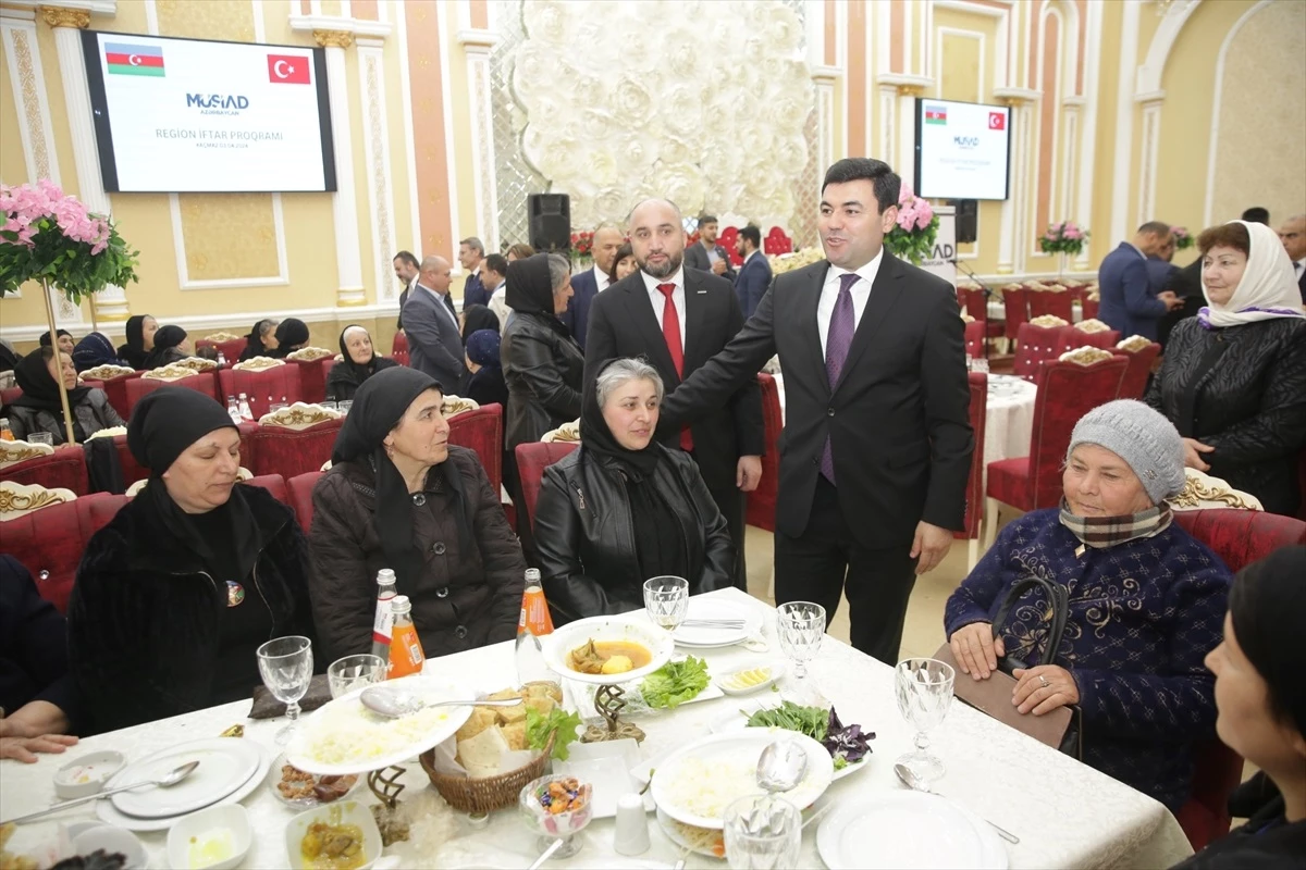 MÜSİAD Azerbaycan Şubesi Haçmaz\'da iftar programı düzenledi