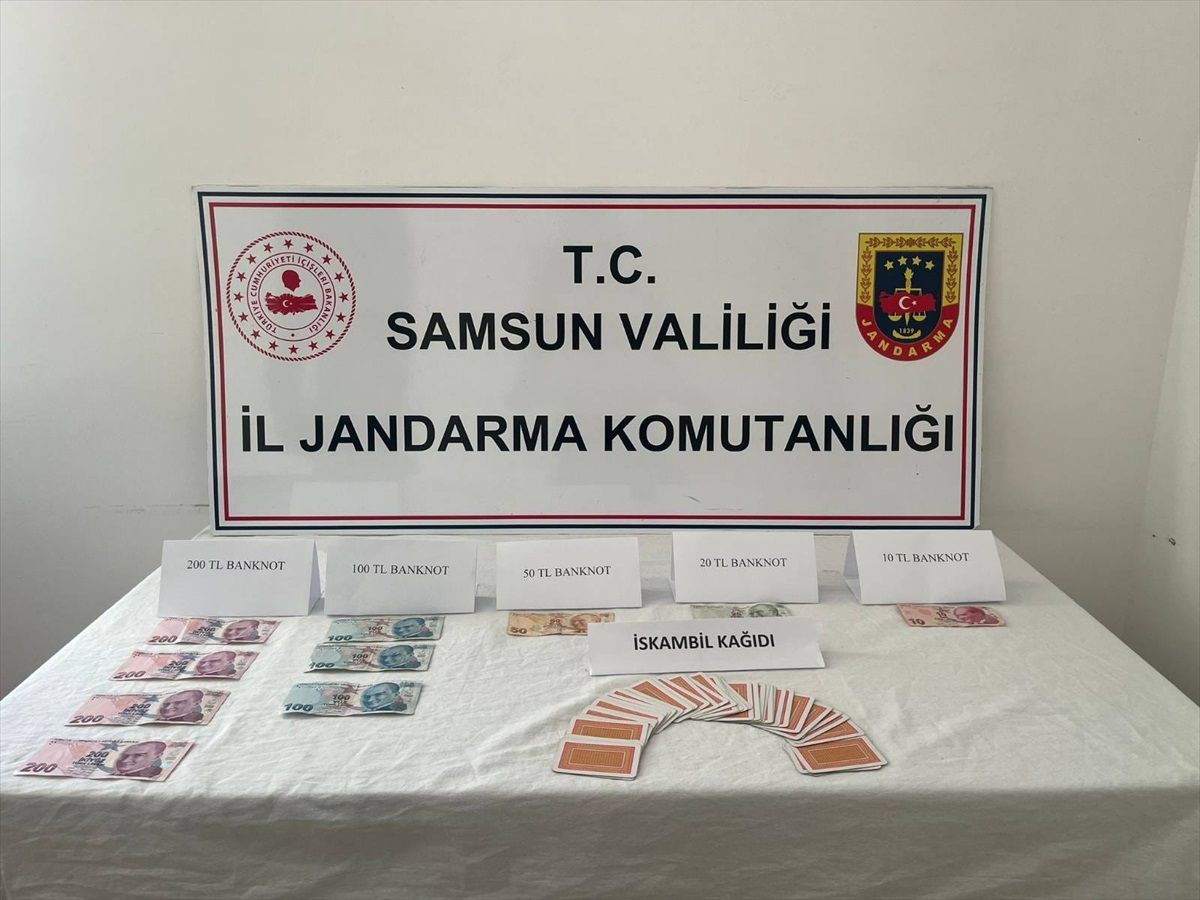 Samsun\'da kumar operasyonunda 4 kişiye 25 bin 700 lira para cezası