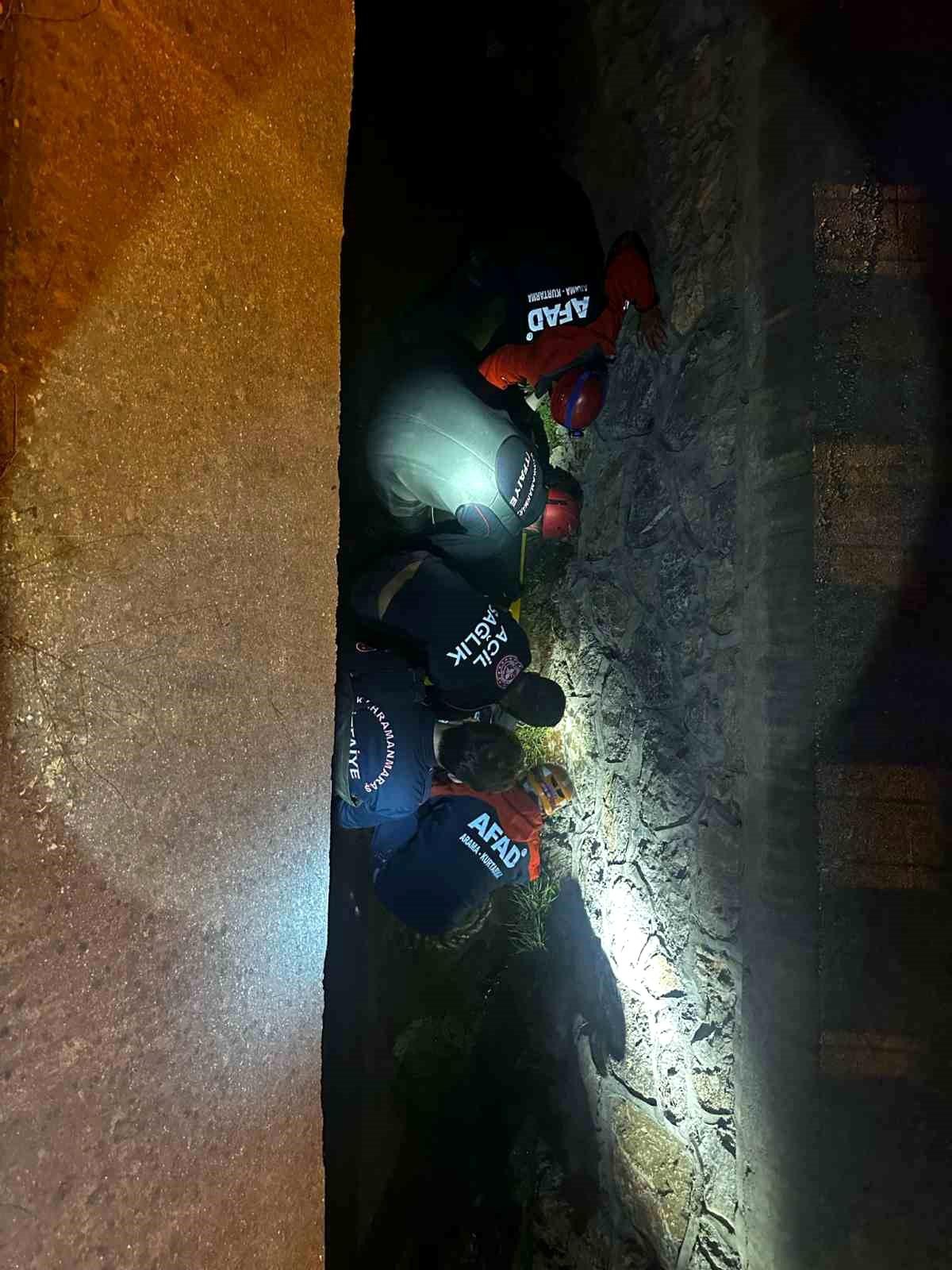 Kahramanmaraş\'ta Sulama Kanalına Düşen Sürücü İtfaiye Tarafından Kurtarıldı