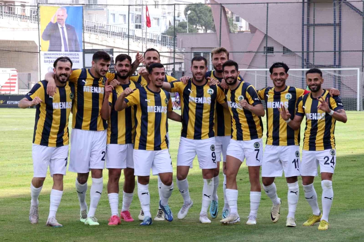 Menemen FK, Son 5 Maçını Kazanarak Galibiyet Serisine İmza Attı