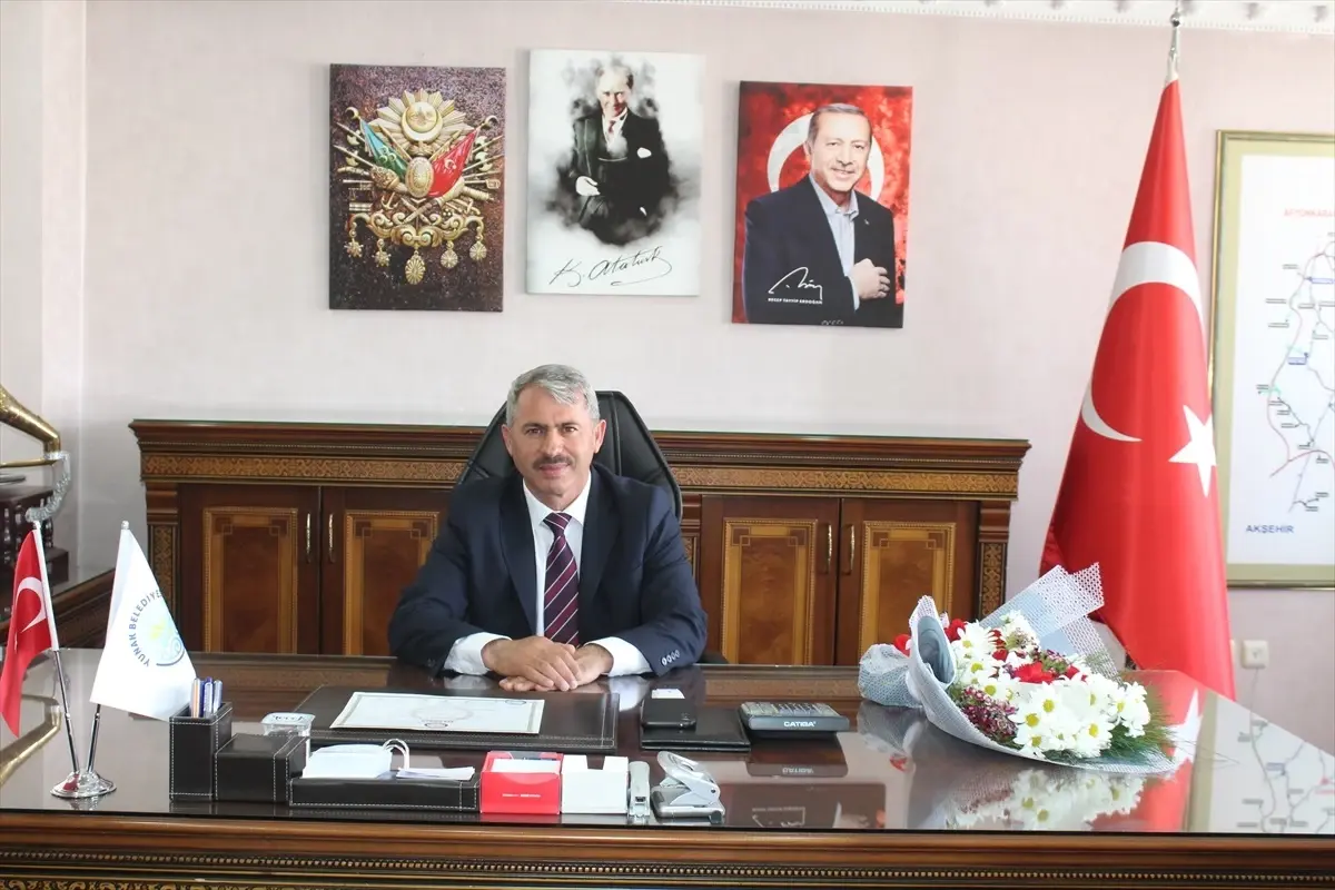 Yunak İlçesinde Belediye Başkanı Subhan Günaltay Göreve Başladı
