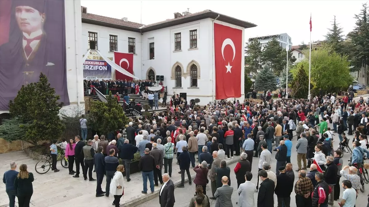 Alp Kargı, Merzifon Belediye Başkanı olarak göreve başladı