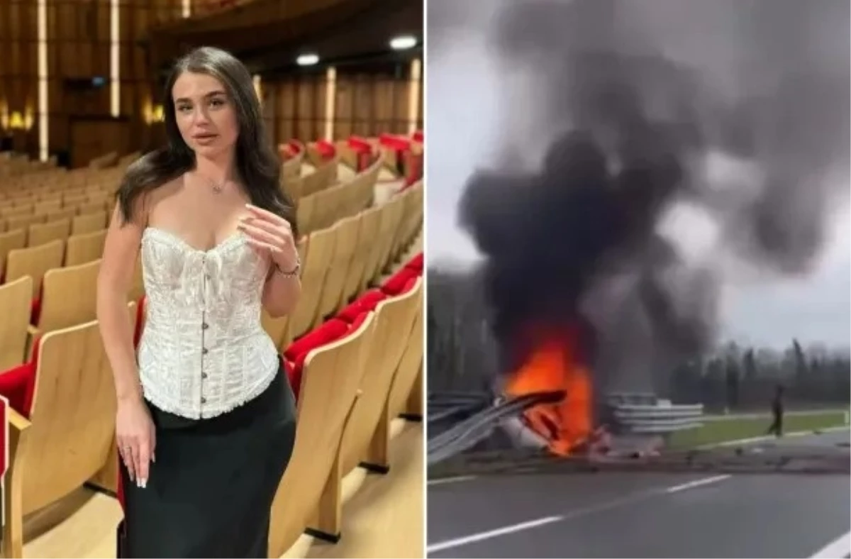 Ukraynalı model ve DJ sevgilisi Ferrari kazasında yanarak hayatını kaybetti