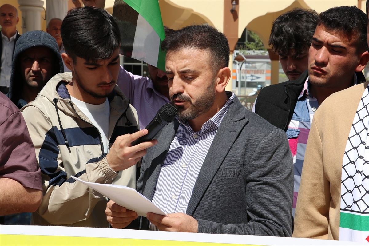 Kilis\'te İsrail\'in Gazze\'ye saldırılarına tepki