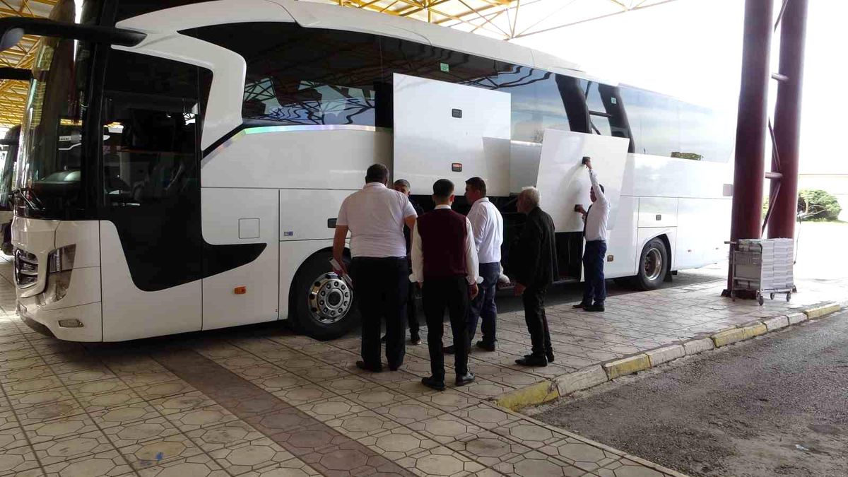 Malatya\'da Bayram Tatili İçin Otobüs Yoğunluğu