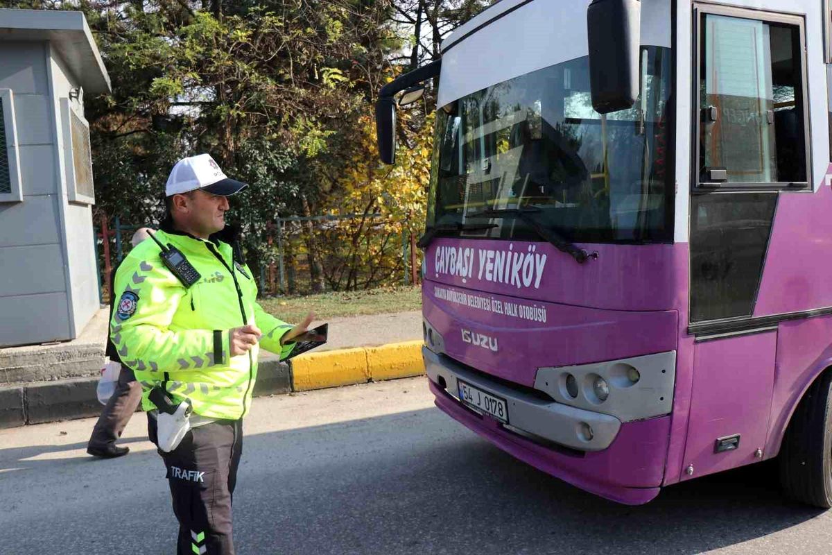 Sakarya\'da 619 araç trafikten men edildi, 43 sürücünün ehliyetine el konuldu