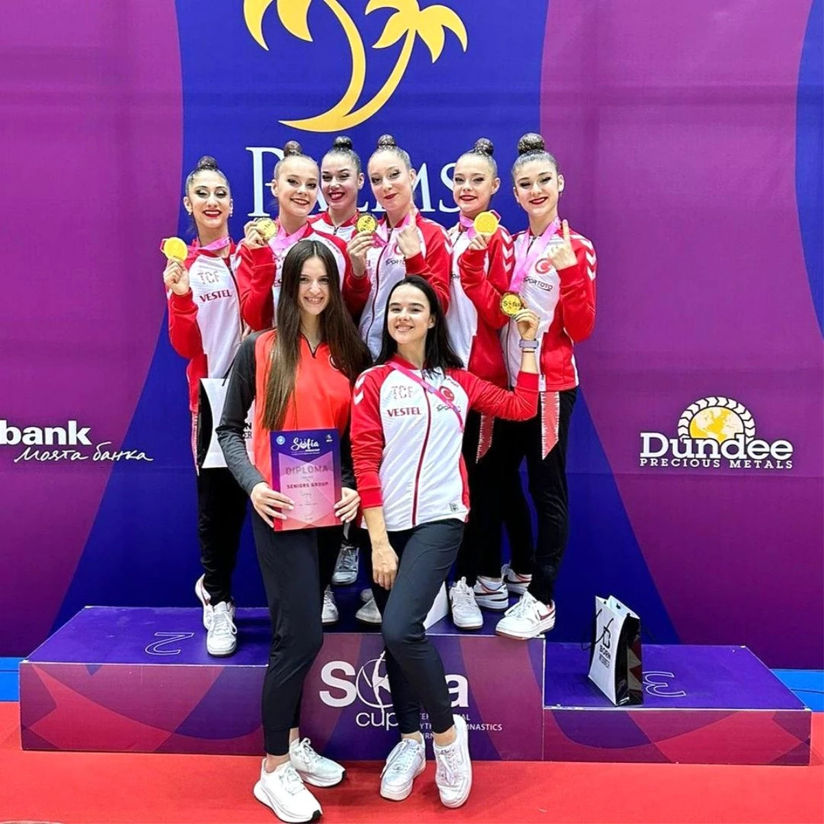 Melisa Sert, Sofya Ritmik Cimnastik Dünya Kupası\'nda altın madalya kazandı